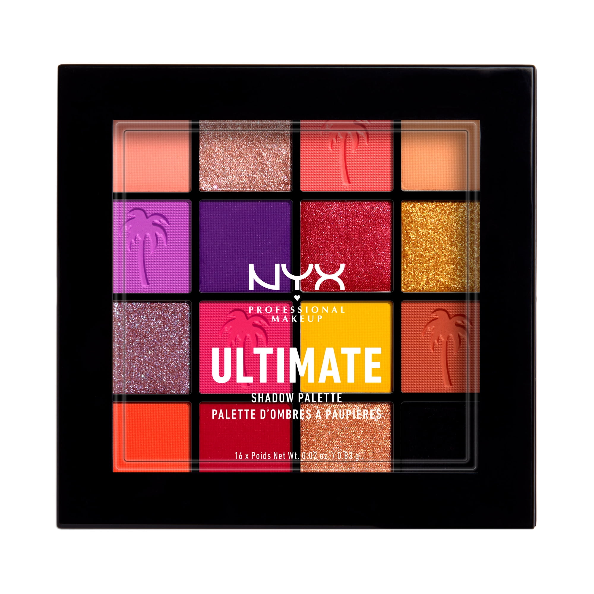 NYX Professional Makeup Ultimate Shadow Palette, Warm Neutrals, 0.32 oz -
