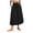 Black, variant on DAFEI Women's Cute Bubble Maxi Skirt Low Rise Aline Flowy Puffy Long Skirt Fairy Ruffle Balloon Skirt