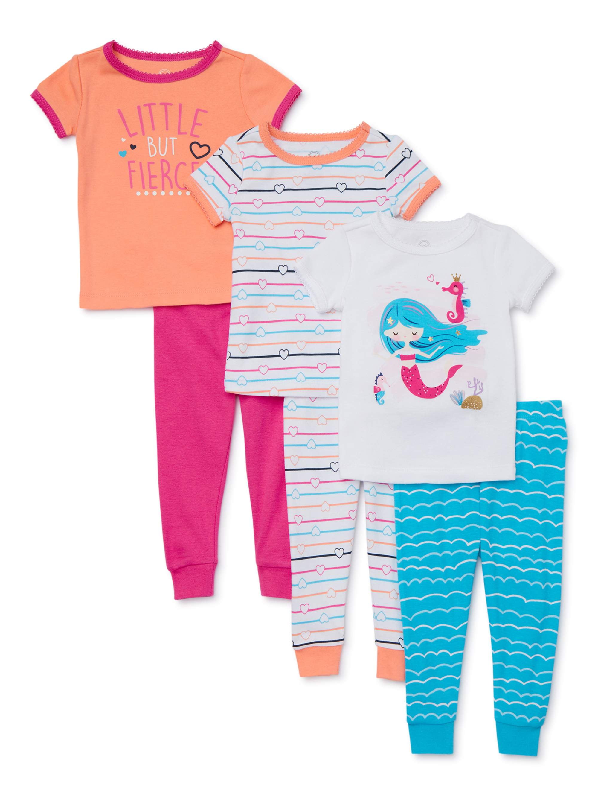 baby girl short sleeve pajamas