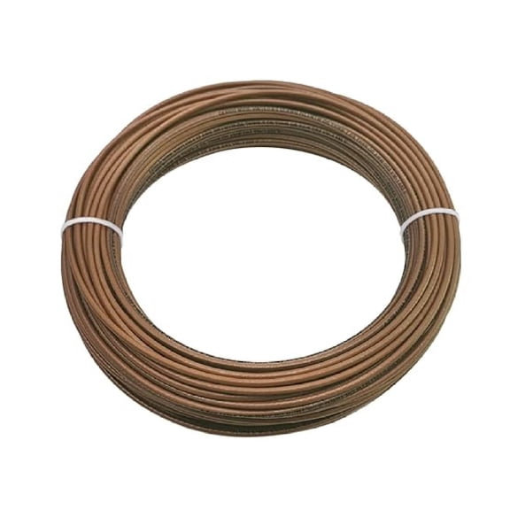 12 AWG Gauge Insulated Stranded Copper THHN/THWN-2 Building Wire - 600 Volts Residential, , Industrial UL Listed (150 Feet, Brown)