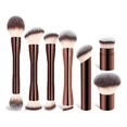 thumbnail image 1 of Set 7 Brochas Maquillaje Profesional Alto Nivel Malubero, Color Marrón, 1 of 5