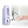 thumbnail image 1 of LSLJS Distributeur de Shampooing et après-Shampooing Distributeur de Savon de Douche Sans Perçage Mural Distributeur de Shampooing de Douche 400ML Rangement et Organisation de Salle de Bain, 1 of 5