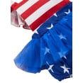 thumbnail image 4 of Coduop Newborn Baby Girls 4th of July Outfit Rompers Backless USA Independence Day Bodysuit, 4 of 9