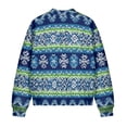 thumbnail image 5 of DISNIMO Aztec Style Printed Jackets for Women Long Sleeve Sweatshirts V Neck Outwear Fall Winter Clothes, S, 5 of 7
