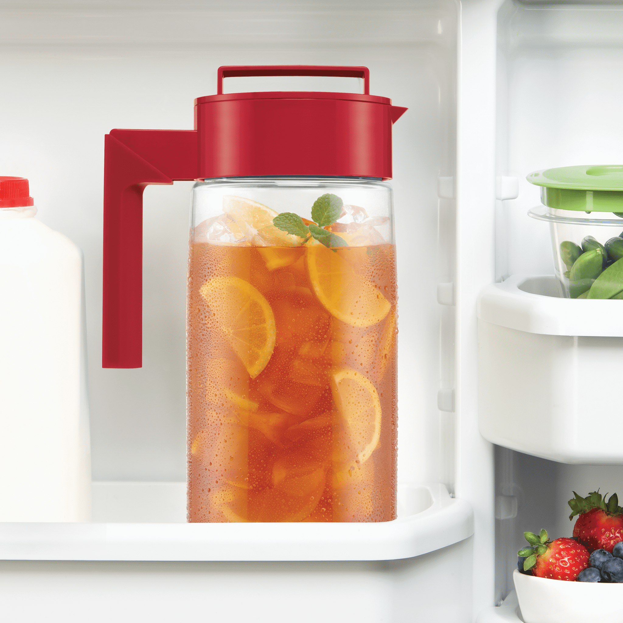 Takeya Pitcher 2qt Beverage Maker Toreador Red