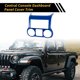 thumbnail image 3 of Moldura de la cubierta del panel del tablero de la consola central Unique Bargains 1 Pcs para Jeep Wrangler JK JKU 2011-2017 Molduras de la cubierta de la ventilación del aire Dash ABS Azul, 3 of 6