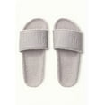 thumbnail image 1 of Victoria's Secret Pink Women's Logo Single Strap Sherpa Slide Gray Small (5/6) New, 1 of 3