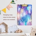 thumbnail image 7 of FMSHPON Drean Starry Sky Clipboard Hardboard Wood Nursing Clip Board and Pull for Standard A4 Letter 13x9 inches, 7 of 7