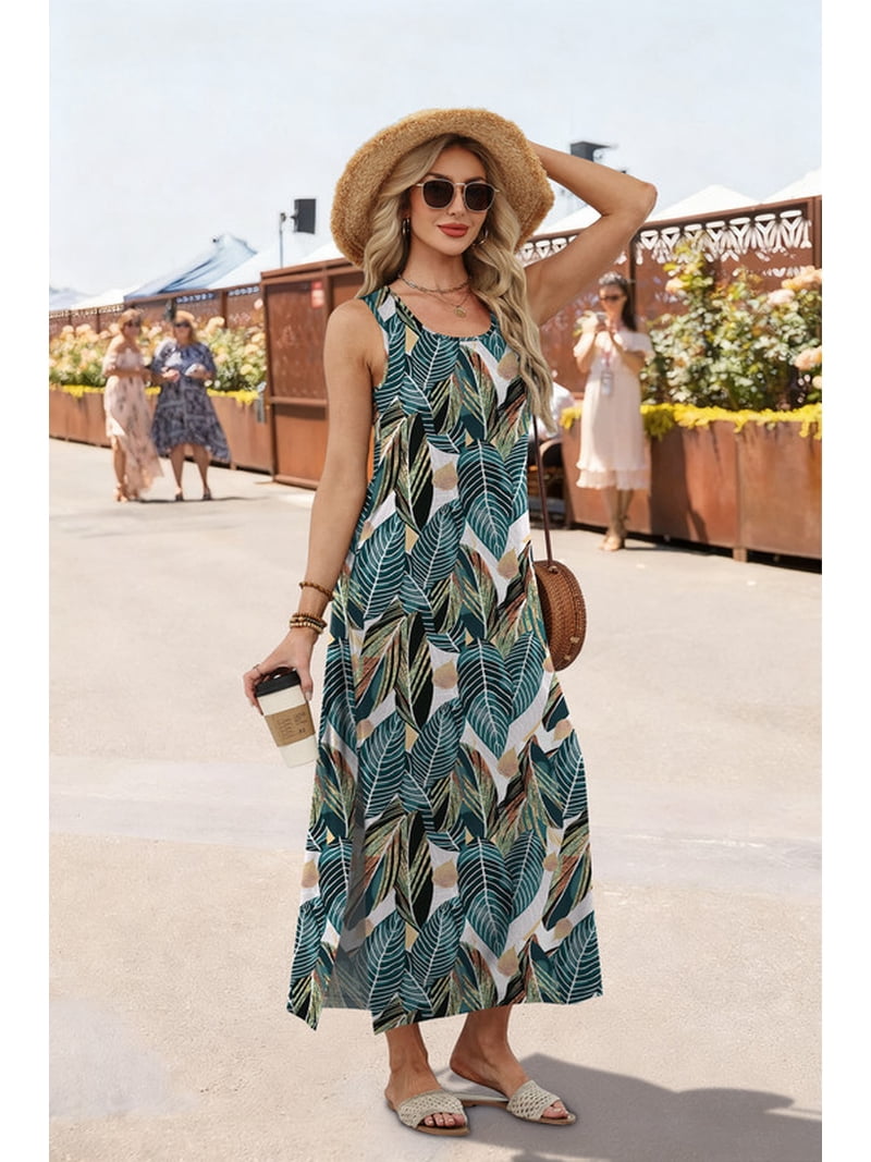 maxi dress vacation Cabana Days Maxi Dress Natural/Dusty Pink / S