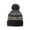 Black, variant on Knitted Hat Winter Hats for Women Cold Weather Winter Caps for Men Winter Hat Wool Hats for Men Watch Cap Skull Cap Beanie Gold A