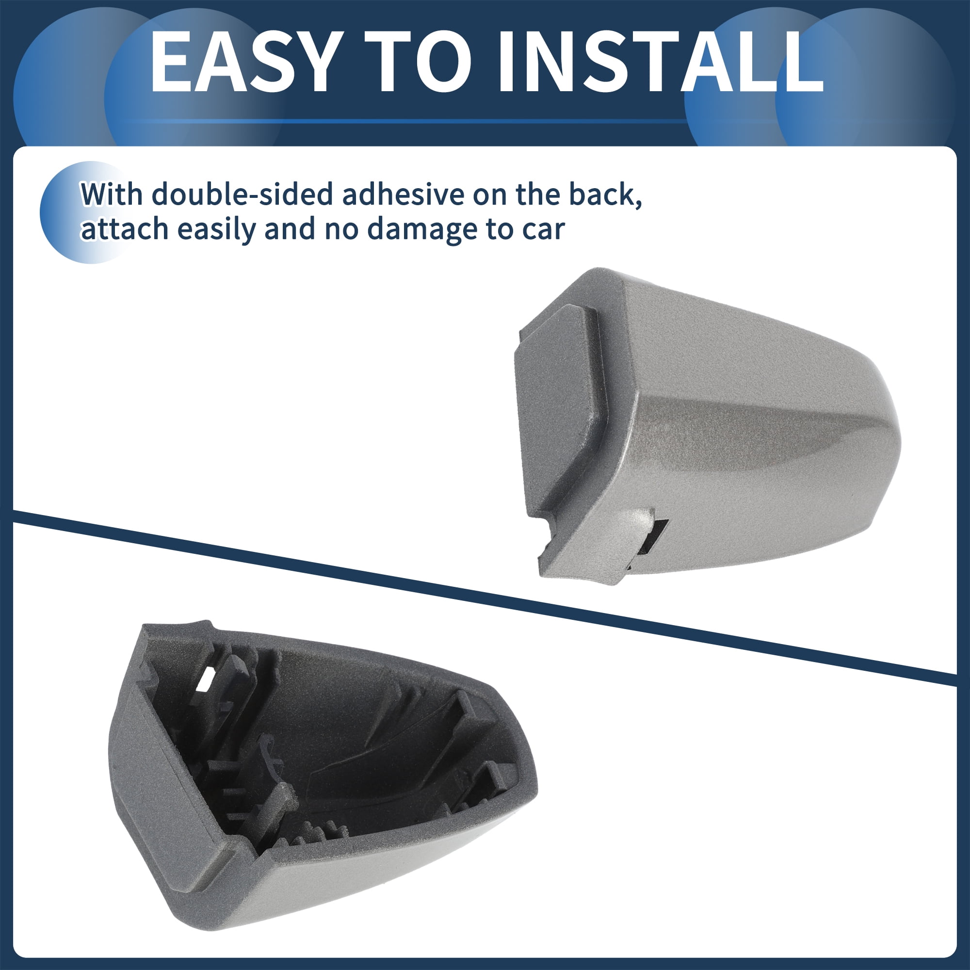 Unique Bargains Durable ABS Car Door Handle Cover Silver Tone for BMW X1 X2 X5 F15 X6 F16