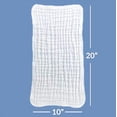 thumbnail image 5 of Paquete de 6 paños de mano grandes 100% algodón, 6 capas, extra absorbentes y suaves (blanco, paquete de 6) ER, 5 of 5