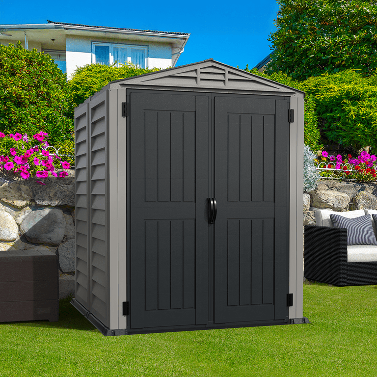 Duramax YardMate Plus 5x5 Vinyl Shed with Steel-Reinforced