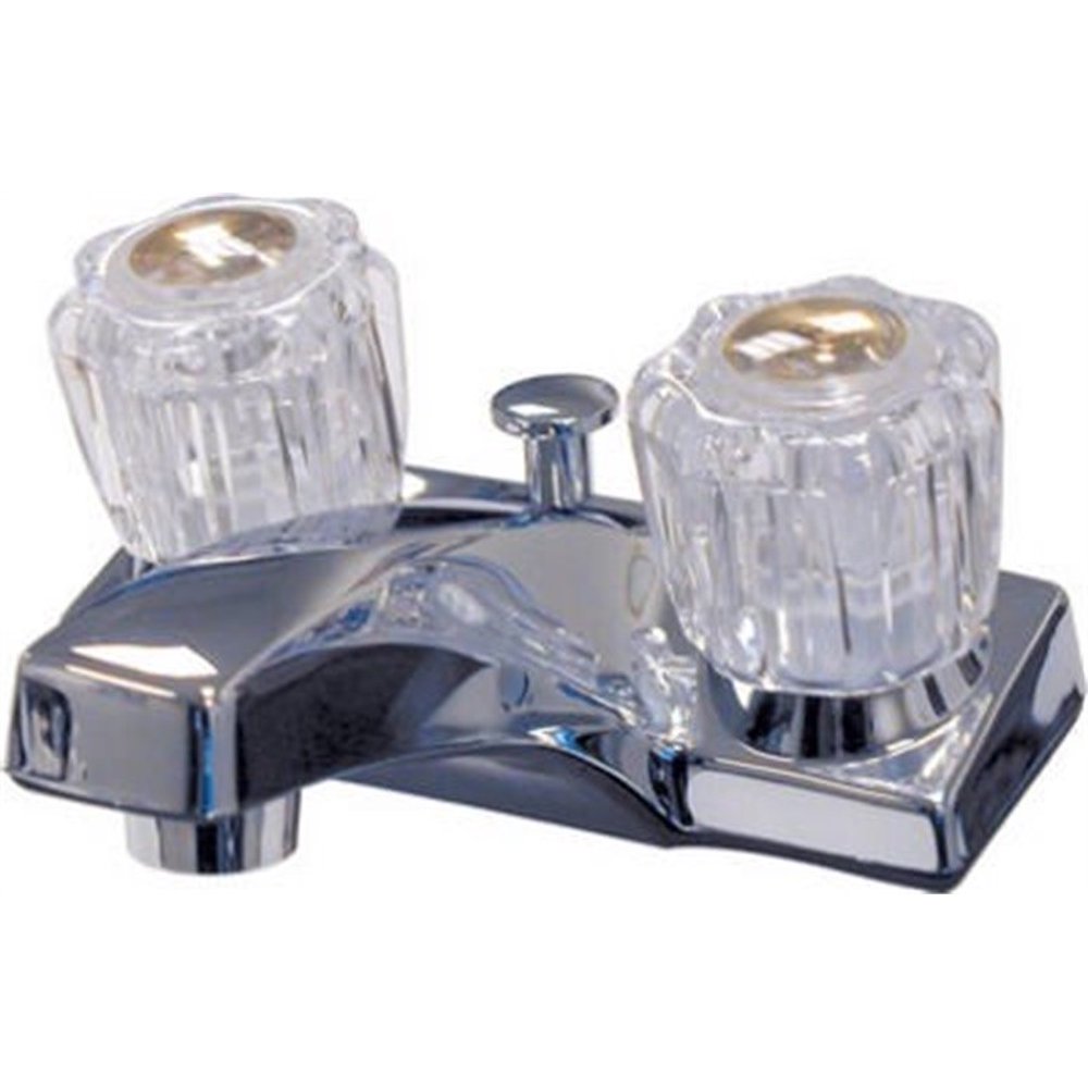 012 4105CP WS Lavatory Faucet with PopUp Assembly, 2Handles, Chrome