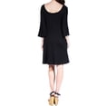thumbnail image 3 of Women's Abstract Neck Split-Sleeve Dress, 3 of 4