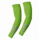 thumbnail image 1 of Mangas de brazo refrescantes, protección completa, uso versátil, transpirables, 1 par, protectores para exteriores, para golf, tenis, baloncesto. verde reflectante, 1 of 8