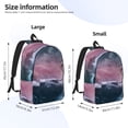 thumbnail image 6 of Wukai Boat Lighthouse Storm Waves Paper Reusable Cosmetic bag,Travel Toiletry Organizer Capacity,Waterproof Puzzle Bags, 6 of 7