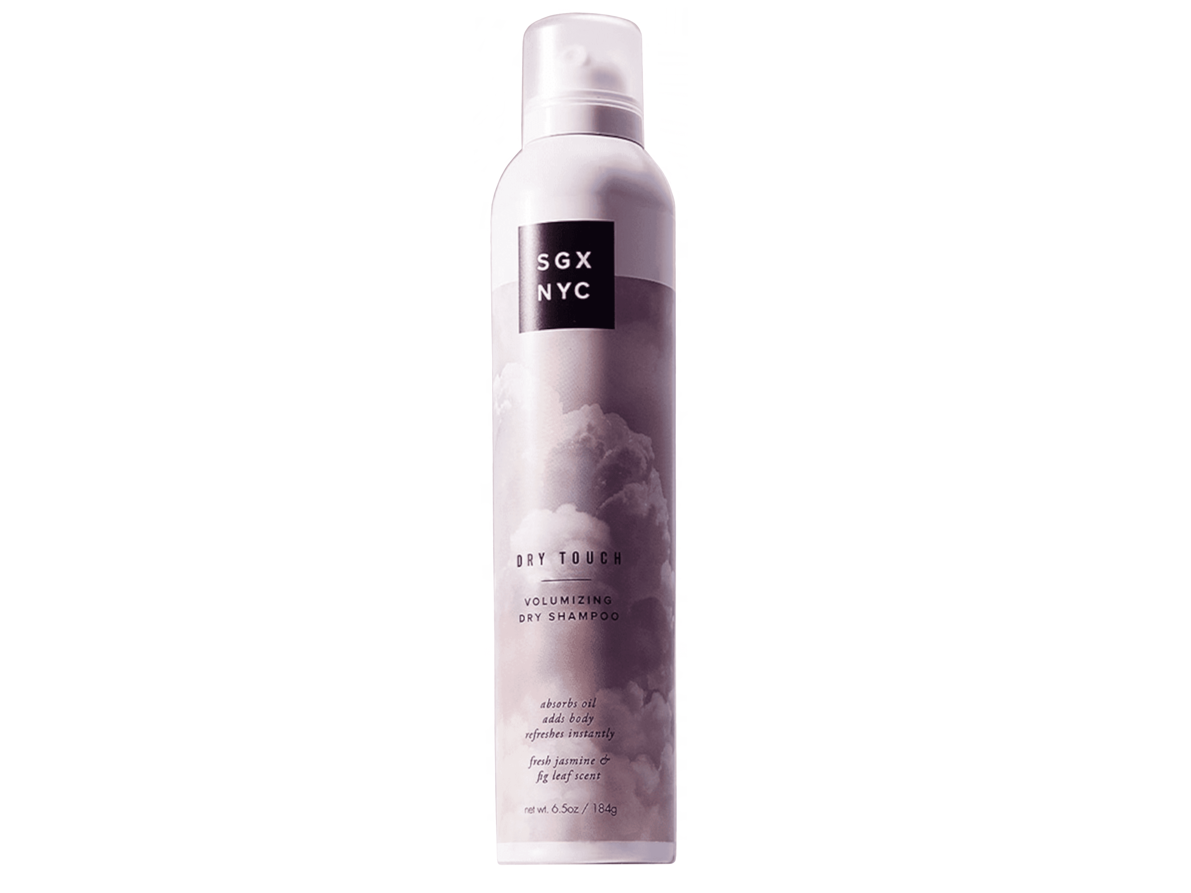SGX NYC Dry Touch Volumizing Dry Shampoo Spray Absorbs Oil Adds Body Refreshes Instantly Fresh Jasmine and Fig Leaf Scent 6.5 oz (Pack of 2)