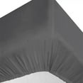 thumbnail image 2 of IR Imperial Rooms 2 Twin Fitted Bed Sheet Deep Pocket Extra Soft Brushed 1800 Series Grey Twin, 2 of 8