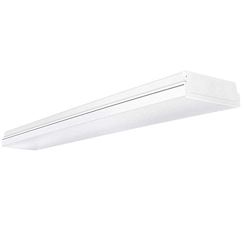 Antlux 60w Led Office Lights Ceiling, 4 Ft Wraparound Fluorescent Ceiling Fixture
