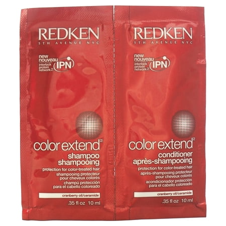 Redken color extend 2-piece set shampoo & conditioner, trial size, 0.35 fl oz