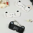 thumbnail image 1 of Organizador de gafas montado en la pared con adhesivo - Caja de almacenamiento para gafas de plástico ABS blanco, 17,5x8,5x3 cm, sin instalación de taladro, 1 of 7