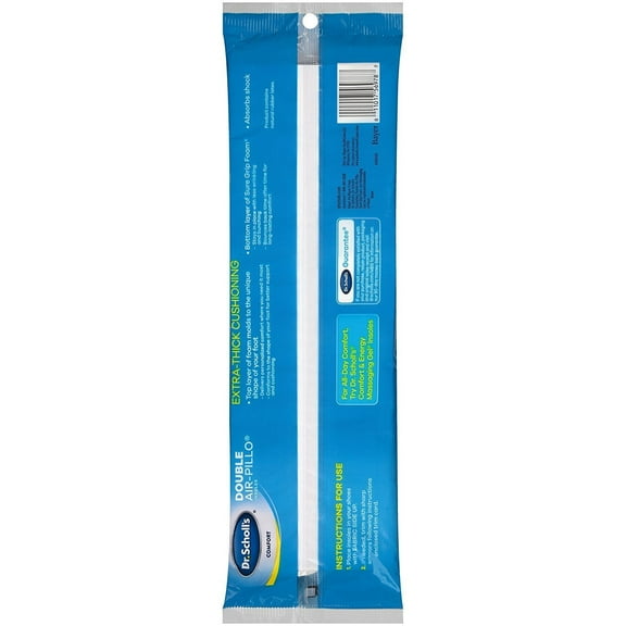 3 Pack - Dr. Scholl’s Air-Pillo with Memory Foam Insoles Men & Women Trim To Fit