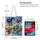 thumbnail image 5 of Skylanders Swap Force Bolso de tela con estampado de lienzo para mujer, bolsa de compras reutilizable y estética, con cremallera interior, regalo para mujer,40*40cm., 5 of 6