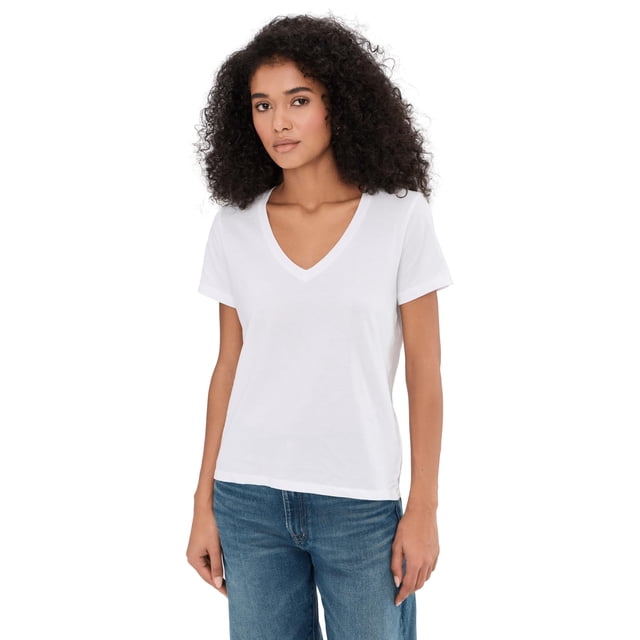 Remera Madewell Northside de Mujer con Cuello en V Blanca XX-Small