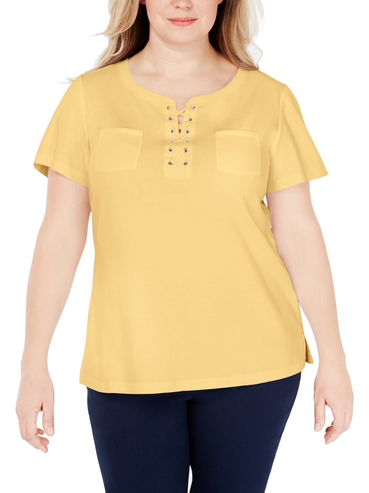 Karen scott plus size tops Clearance