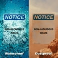 thumbnail image 6 of (2 Pack) Non-Hazardous Waste OSHA Notice Sign 12 Inch X 18 Inch Indoor / Outdoor Rust-Free Aluminum Metal Signs for Workplace, Workshop, and Construction Site, Made in the USA, 6 of 8