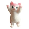 thumbnail image 2 of RXIRUCGD Squish Cats Stress Relief Toy Taba Shocked Fidget Doll Soft For Pet Lovers Home Office Decor Relaxation Gift To Students, 2 of 5