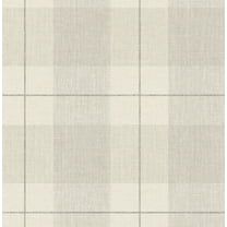 NextWall Neutral Lenox Hill Plaid Peel and Stick Wallpaper - 20.5 in. W. x 18 ft. L. Roll