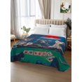 thumbnail image 3 of King Flat Sheet Only Retro Dog Playing Poker Card Soft Microfiber Cooling Bedding Sheets Witty Abstract Art Flat Bed Sheet for Hotel,Home Decor, 3 of 9