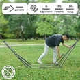thumbnail image 3 of Tranquillo Adjustable Hammock Stand, Camping Hammock and Stand 550lb, Camo, 3 of 11