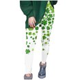 thumbnail image 4 of TaTaai Women's Carnival Print Tight Leggings, Peach Hip Stretch Pants, Sports Fitness Yoga Casual Daily Pants Gift, 4 of 6