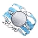thumbnail image 5 of Pulsera tejida con transferencia de calor, pulsera en blanco, hecha a mano, material de base para bricolaje, joyería, 5 of 5
