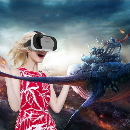 3D Glasses Movie Game Head Mount Virtual Reality Glasses 300 Inches Display