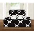 Soft and Cozy 2Tone Bloomingdale Pattern Duvet Cover with Matching Sham, Button Closure