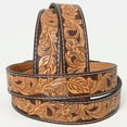 thumbnail image 2 of BE BAR H EQUINE Western Genuine Leather Men And Women Belt Floral, 2 of 4