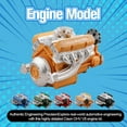 thumbnail image 2 of Aksesori Mainan Enjin Model Miniatur Mini DIY, Startable Gasoline V8, Boleh dijadikan Hadiah untuk Keluarga dan Rakan-rakan, 2 of 7