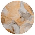thumbnail image 2 of Addison Rugs Chantille Indoor/Outdoor Transitional Watercolors Orange Washable Round Rug, 8' x 8', 2 of 6