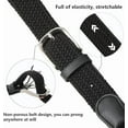 thumbnail image 6 of AWAYTR Kids Woven Elastic Belts 2PCS, Braided Stretch Adjustable Belt for Boys Girls, Metal Buckle Belts for School Uniform Casual Daily Wear, 6 of 7