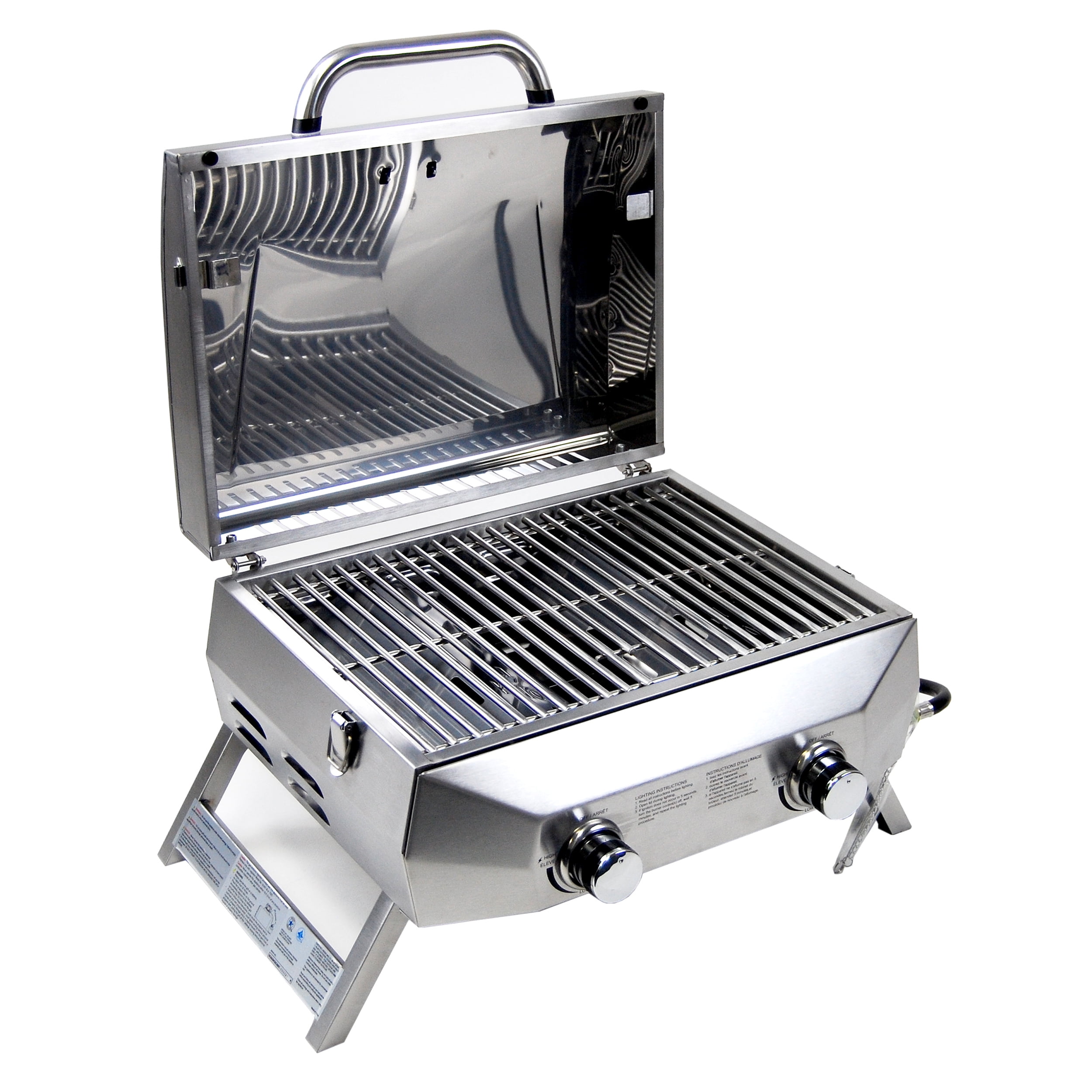 Supere 20 000 Btu 2 Burner Stainless Steel Bbq Tabletop Propane Supere 20 000 Btu 2 Burner Stainless Steel Bbq Tabletop Propane Gas Grills
