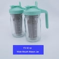thumbnail image 5 of Cold Brew Coffee Filter for 32oz / 1Quart Wide Mouth Mason Jar Infuser 304 Stainless Steel Strainer with Seal Ring Design for Grounds Tea Fruit Coffee Filter (32 Ounces Mason Jar Filter), 5 of 9
