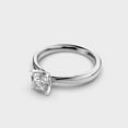 thumbnail image 3 of 1 Carat Beautiful IGI Certified Lab Grown Diamond Engagement Ring for Women 10K White Gold | Round Cut Lab Created Solitaire Diamond Rings | Size 7 Diamond-Capitals, 3 of 8