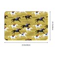 Bathroom Rugs Mat Minimalist Painted Knight Horse Entryway Indoor