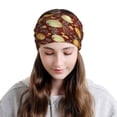thumbnail image 6 of Rateoe Pumpkin Leaf Daisy Cotton Slouchy Beanie Hat for Men/Women,Lightweight Oversize Large Thin Skull Cap Night Sleeping Cap, 6 of 8