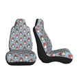 thumbnail image 3 of Yiaed Snowflake Christmas gnome Print Car Seat Covers,Universal Auto Seats Protector Fits for Car,SUV Sedan,Truck,Automotive Seat Covers & Accessories-2 PCS, 3 of 9