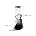thumbnail image 2 of Bigersell Cereal Dispenser with Cup, Dry Food Dispenser Rice Grain Cereal Storage Containers Dispenser Black, 2 of 6
